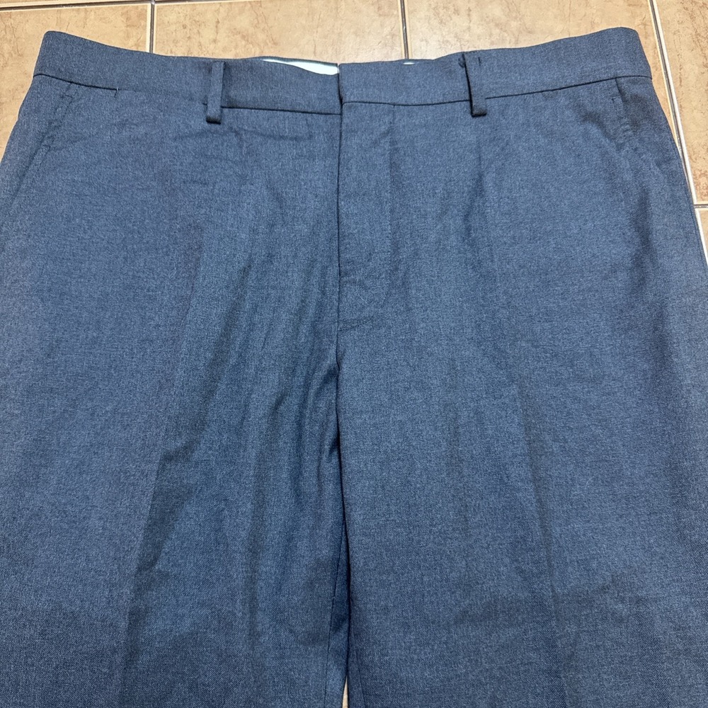 Polo Ralph Lauren Sz 36 x 28 Dark Gray 100% Wool Italy Made Mens Dress Pants - Picture 2 of 10